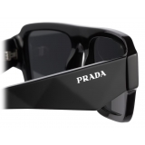 Prada - Prada Symbole Collection - Occhiali da Sole Squadrati - Nero Ardesia - Prada Collection - Occhiali da Sole