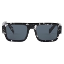 Prada - Prada Symbole - Square Sunglasses - Crystal Black Tortoiseshell Gray - Prada Collection - Sunglasses - Prada Eyewear