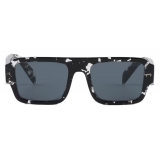 Prada - Prada Symbole - Square Sunglasses - Crystal Black Tortoiseshell Gray - Prada Collection - Sunglasses - Prada Eyewear