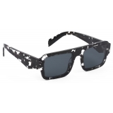 Prada - Prada Symbole - Square Sunglasses - Crystal Black Tortoiseshell Gray - Prada Collection - Sunglasses - Prada Eyewear