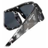 Prada - Prada Symbole - Square Sunglasses - Crystal Black Tortoiseshell Gray - Prada Collection - Sunglasses - Prada Eyewear