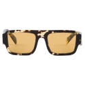 Prada - Prada Symbole - Square Sunglasses - Malt Black Tortoiseshell Yellow - Prada Collection - Sunglasses - Prada Eyewear