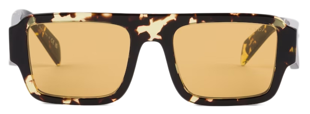 Prada - Prada Symbole - Square Sunglasses - Malt Black Prada - Prada Symbole - Square Sunglasses - Malt Black