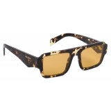 Prada - Prada Symbole - Square Sunglasses - Malt Black Tortoiseshell Yellow - Prada Collection - Sunglasses - Prada Eyewear