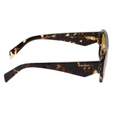 Prada - Prada Symbole - Square Sunglasses - Malt Black Tortoiseshell Yellow - Prada Collection - Sunglasses - Prada Eyewear