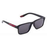 Prada - Prada Linea Rossa - Rectangular Sunglasses - Black - Prada Collection - Sunglasses - Prada Eyewear