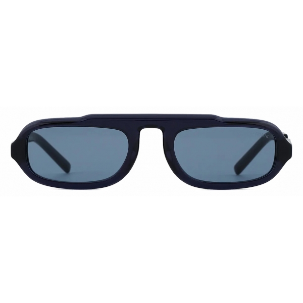 Giorgio Armani - Occhiali da Sole Uomo Forma Rettangolare - Blu - Occhiali da Sole - Giorgio Armani Eyewear