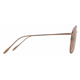 Giorgio Armani - Women’s Aviator Sunglasses - Rose Gold Brown - Sunglasses - Giorgio Armani Eyewear