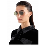Giorgio Armani - Women’s Rectangular Sunglasses - Gold Green - Sunglasses - Giorgio Armani Eyewear