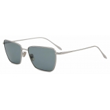 Giorgio Armani - Women’s Rectangular Sunglasses - Silver Grey - Sunglasses - Giorgio Armani Eyewear