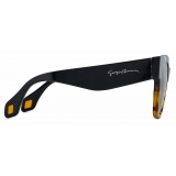 Giorgio Armani - Occhiali da Sole Donna Forma Squadrata - Giallo Havana Nero - Occhiali da Sole - Giorgio Armani Eyewear