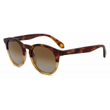 Giorgio Armani - Men’s Panto Sunglasses - Red Havana Honey - Sunglasses - Giorgio Armani Eyewear