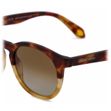 Giorgio Armani - Men’s Panto Sunglasses - Red Havana Honey - Sunglasses - Giorgio Armani Eyewear