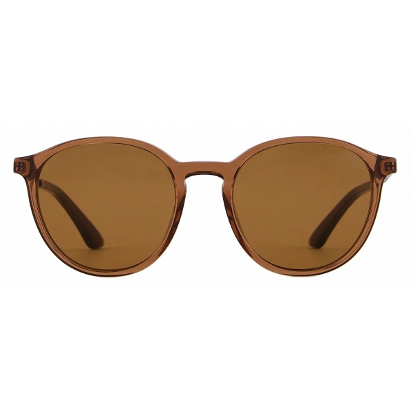 Giorgio Armani - Men’s Panto Sunglasses - Brown - Sunglasses - Giorgio Armani Eyewear