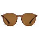 Giorgio Armani - Men’s Panto Sunglasses - Brown - Sunglasses - Giorgio Armani Eyewear