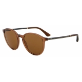 Giorgio Armani - Occhiali da Sole Uomo Forma Phantos - Marrone - Occhiali da Sole - Giorgio Armani Eyewear