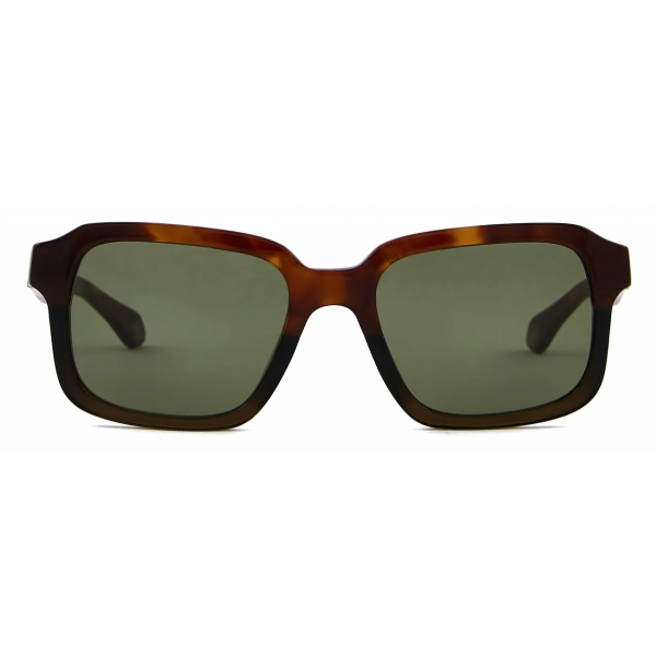 Giorgio Armani - Men’s Rectangular Sunglasses - Havana Olive Green - Sunglasses - Giorgio Armani Eyewear