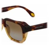 Giorgio Armani - Men’s Rectangular Sunglasses - Havana Red Honey - Sunglasses - Giorgio Armani Eyewear