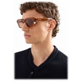 Giorgio Armani - Occhiali da Sole Uomo Rettangolare - Miele Opalino - Occhiali da Sole - Giorgio Armani Eyewear