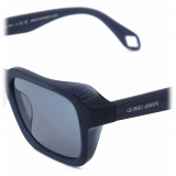 Giorgio Armani - Occhiali da Sole Uomo Forma Rettangolare - Blu Opalino - Occhiali da Sole - Giorgio Armani Eyewear