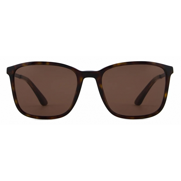 Giorgio Armani - Men’s Rectangular Sunglasses - Havana Brown - Sunglasses - Giorgio Armani Eyewear