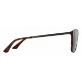 Giorgio Armani - Occhiali da Sole Uomo Forma Rettangolare - Havana Marrone - Occhiali da Sole - Giorgio Armani Eyewear