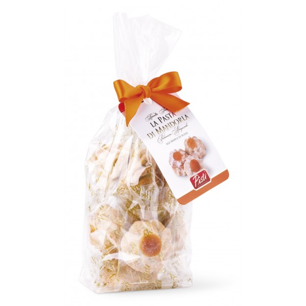 Pistì - Classic Almond Sicilian with Orange - Fine Pastry in Envelope with Bow