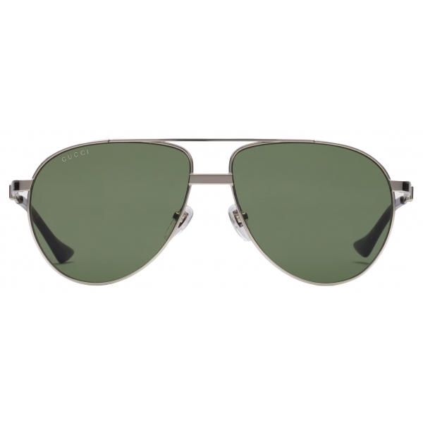 Gucci - Navigator Frame Sunglasses - Gold - Gucci Eyewear
