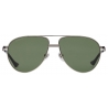 Gucci - Occhiale da Sole Navigatore - Oro Grigio - Gucci Eyewear