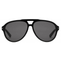 Gucci - Navigator Frame Sunglasses - Black Grey - Gucci Eyewear