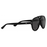 Gucci - Navigator Frame Sunglasses - Black Grey - Gucci Eyewear