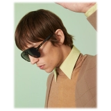 Gucci - Navigator Frame Sunglasses - Dark Tortoiseshell Brown - Gucci Eyewear