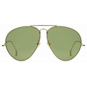 Gucci - Occhiale da Sole Navigatore - Oro Giallo Verde - Gucci Eyewear