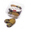 Pistì - Kuki - Almond Sicilian Cookies with Pistachio and Dark Chocolate 70 % - Fine Pastry in Open and Close Box