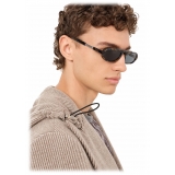 Giorgio Armani - Occhiali da Sole Uomo Forma Rettangolare - Blu Havana - Occhiali da Sole - Giorgio Armani Eyewear