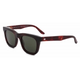 Giorgio Armani - Asian-Fit Men’s Rectangular Sunglasses - Havana Red - Sunglasses - Giorgio Armani Eyewear