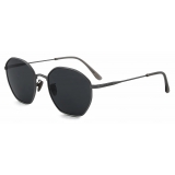 Giorgio Armani - Occhiali da Sole Uomo Forma Squadrata - Grigio Scuro - Occhiali da Sole - Giorgio Armani Eyewear