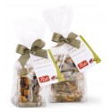 Pistì - Pieces of Crunchy with Sicilian Pistachio and Almonds - Fine Pastry in Envelope with Bow - 100 g