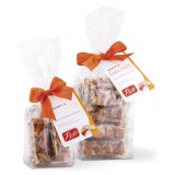 Pistì - Pieces of Crunchy with Sicilian Almonds - Fine Pastry in Envelope with Bow - 100 g
