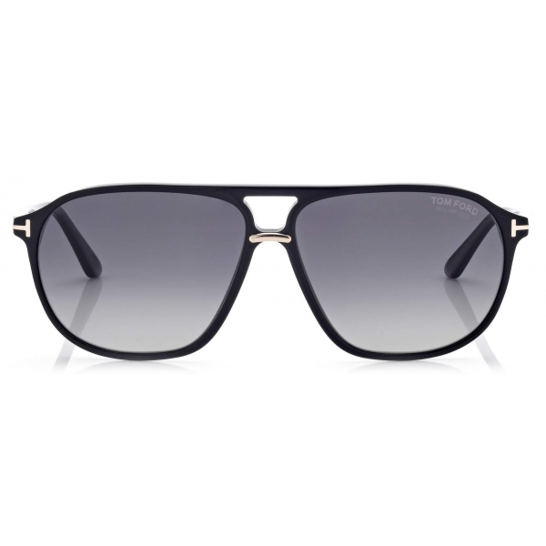 Tom Ford - Polarized Bruce Sunglasses - Pilot Sunglasses - Black - FT1026-P - Sunglasses - Tom Ford Eyewear