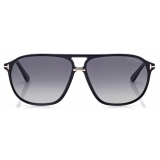 Tom Ford - Polarized Bruce Sunglasses - Occhiali da Sole Pilota - Nero - FT1026-P - Occhiali da Sole - Tom Ford Eyewear