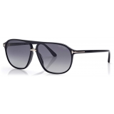 Tom Ford - Polarized Bruce Sunglasses - Pilot Sunglasses - Black - FT1026-P - Sunglasses - Tom Ford Eyewear