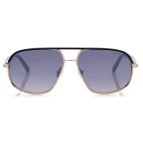 Tom Ford - Maxwell Sunglasses - Occhiali da Sole Pilota - Oro - FT1019 - Occhiali da Sole - Tom Ford Eyewear