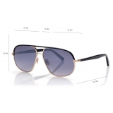 Tom Ford - Maxwell Sunglasses - Pilot Sunglasses - Gold - FT1019 - Sunglasses - Tom Ford Eyewear