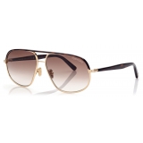 Tom Ford - Maxwell Sunglasses - Pilot Sunglasses - Gold - FT1019 - Sunglasses - Tom Ford Eyewear