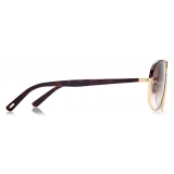 Tom Ford - Maxwell Sunglasses - Occhiali da Sole Pilota - Oro - FT1019 - Occhiali da Sole - Tom Ford Eyewear