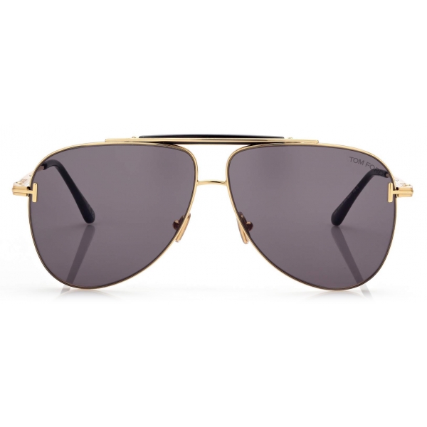 Tom Ford - Brady Sunglasses - Pilot Sunglasses - Smoke - FT1018 - Sunglasses - Tom Ford Eyewear
