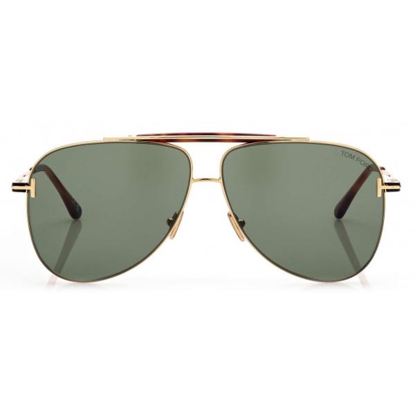 Tom Ford - Brady Sunglasses - Pilot Sunglasses - Deep Gold - FT1018 - Sunglasses - Tom Ford Eyewear