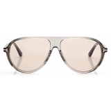 Tom Ford - Marcus Sunglasses - Pilot Sunglasses - Grey Pink - FT1023 - Sunglasses - Tom Ford Eyewear