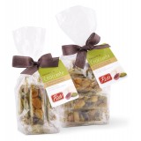Pistì - Pieces of Crunchy with Sicilian Pistachio and Almonds with White Chocolate - Fine Pastry in Envelope with Bow - 100 g